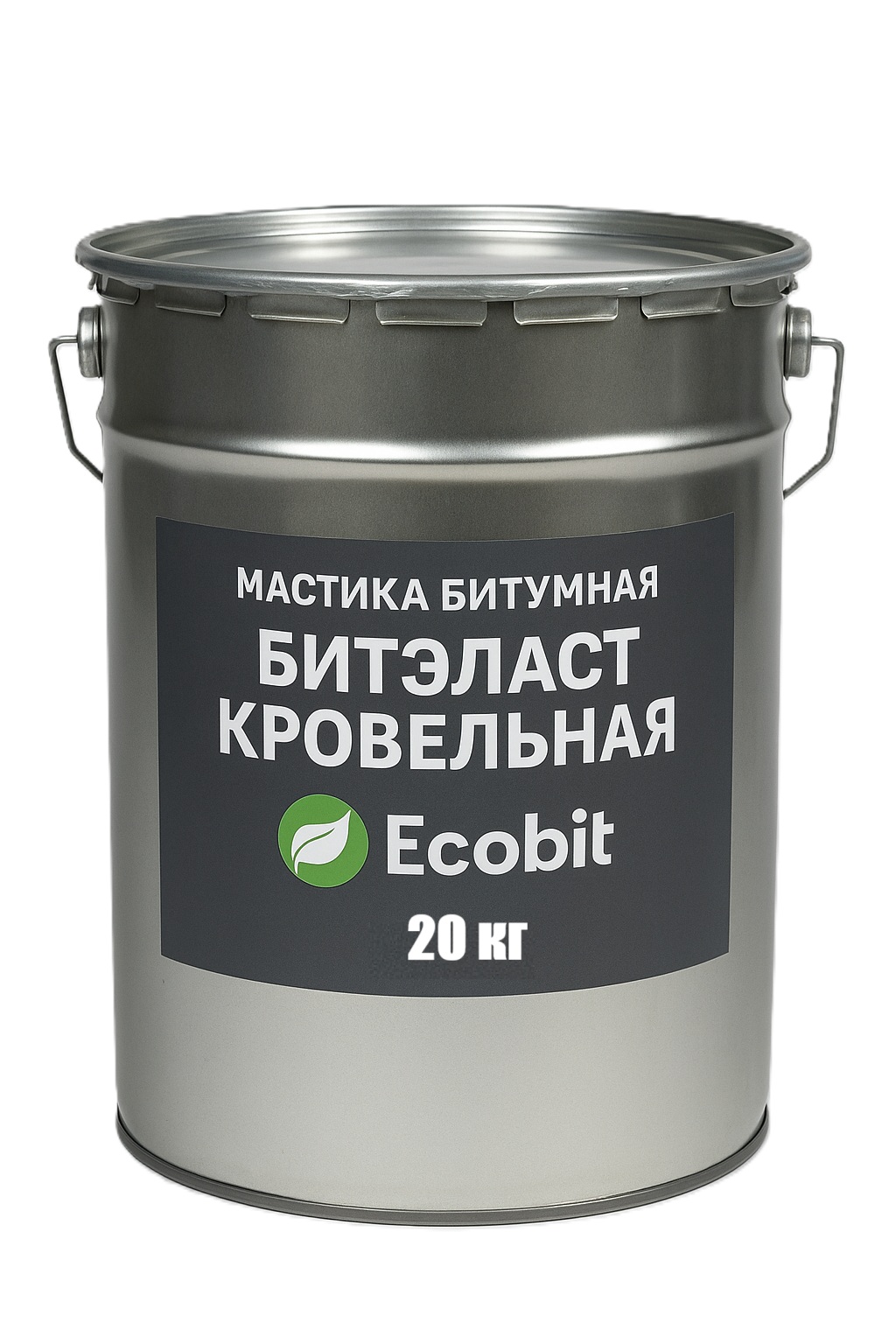 Мастика битумная БИТЭЛАСТ - КРОВЕЛЬНЫЙ ЭКОБИТ ведро 20,0 кг ДСТУ Б В.2.7-108-2001 ( ГОСТ 30693-2000)